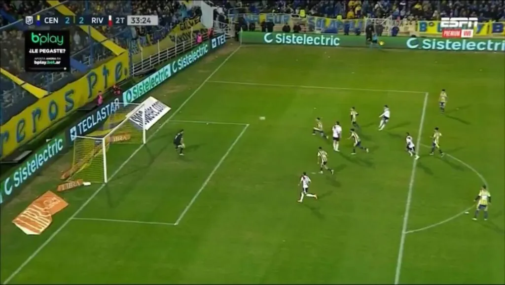 Solari convirtió un golazo para River Plate. | Foto: ESPN