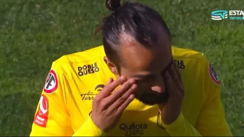 El momento de emoción del delantero nacional