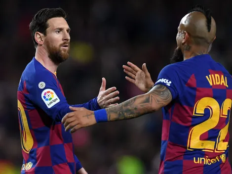 Vidal vuelto loco con Messi: "Eres el mejor de la historia"
