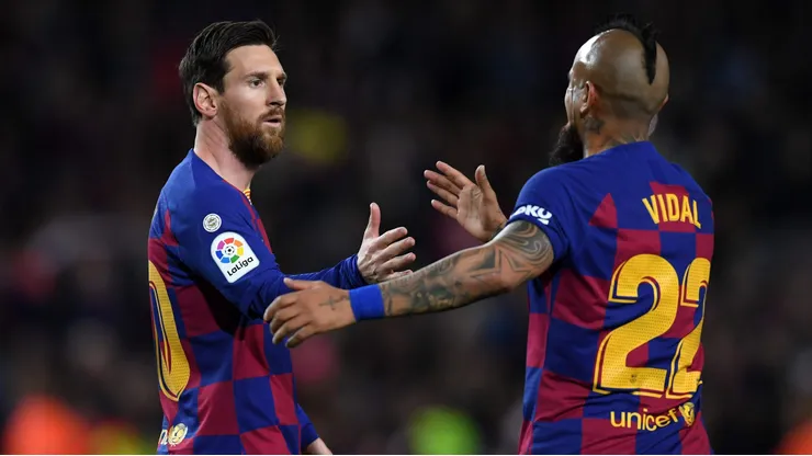 Vidal celebró el debut de su amigo en Inter Miami