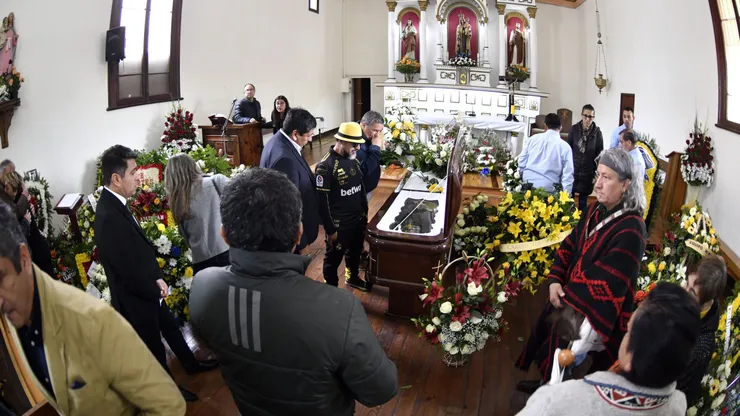 En Coquimbo despidieron al profesor José Sulantay.