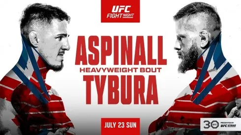 Aspinall y Tybura animan el combate estelar.