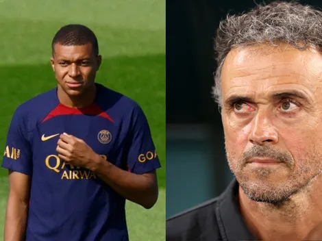 Luis Enrique deja fuera a Mbappé en su debut