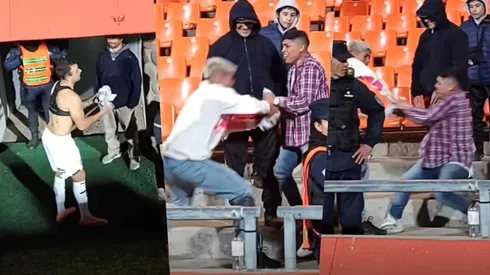 Los hinchas casi se van a los combos por la camiseta de Catalán.