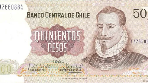 En diciembre del 2000 el billete de $500 fue reemplazado por la actual moneda del mismo valor.