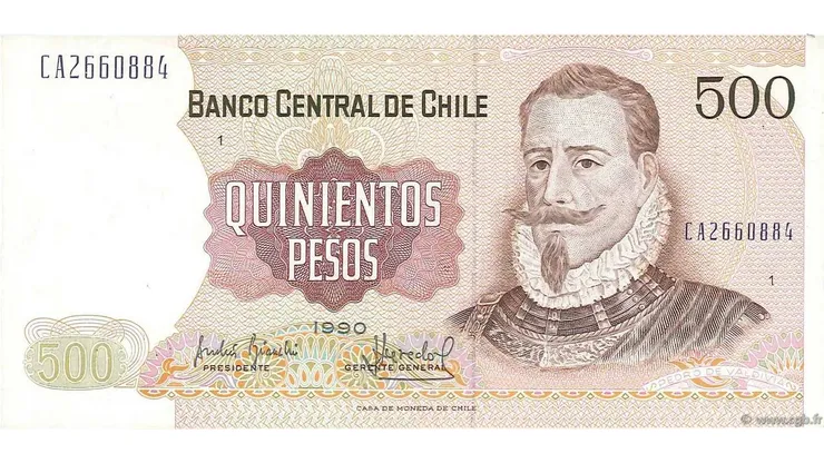 En diciembre del 2000 el billete de $500 fue reemplazado por la actual moneda del mismo valor.