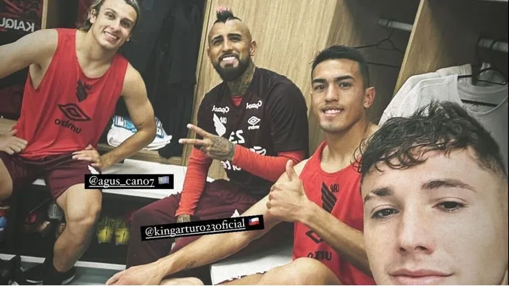 El nuevo camarín que recibe a Arturo Vidal.