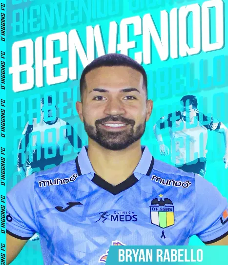 Bryan Rabello vuelve a Chile para jugar por O’Higgins. Foto: Comunicaciones O’Higgins.