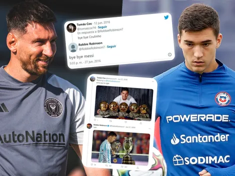 Robbie Robinson se hace el larry con Messi después sus burlas