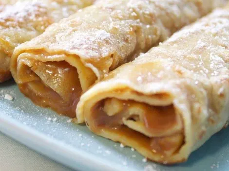 Receta de panqueques con manjar paso a paso