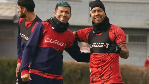 Nahuel Luján y Gonzalo Espinoza se reencontraron en Unión San Felipe tras coincidir en la U.