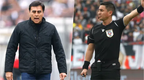 Gustavo Quinteros negó haber agredido de cualquier forma al árbitro Miguel Araos y aseguró que lo echaron para provocarlo. Sin embargo, el informe dice otra cosa.