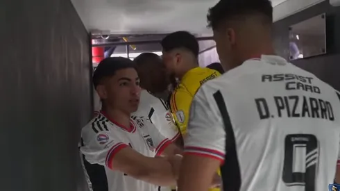 Pizarro y Thompson se emocionan antes de entrar a la cancha del Monumental