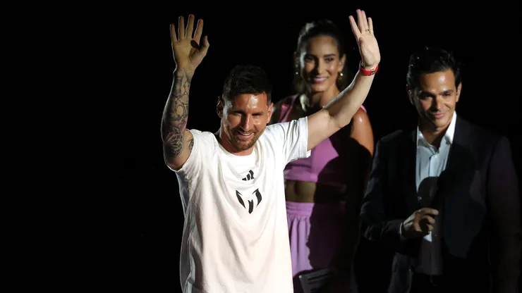 Lionel Messi fue presentado de forma exprés en el estadio del Inter de Miami.