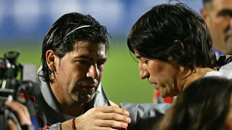 Iván Zamorano y Salas en sus mejores tiempos.