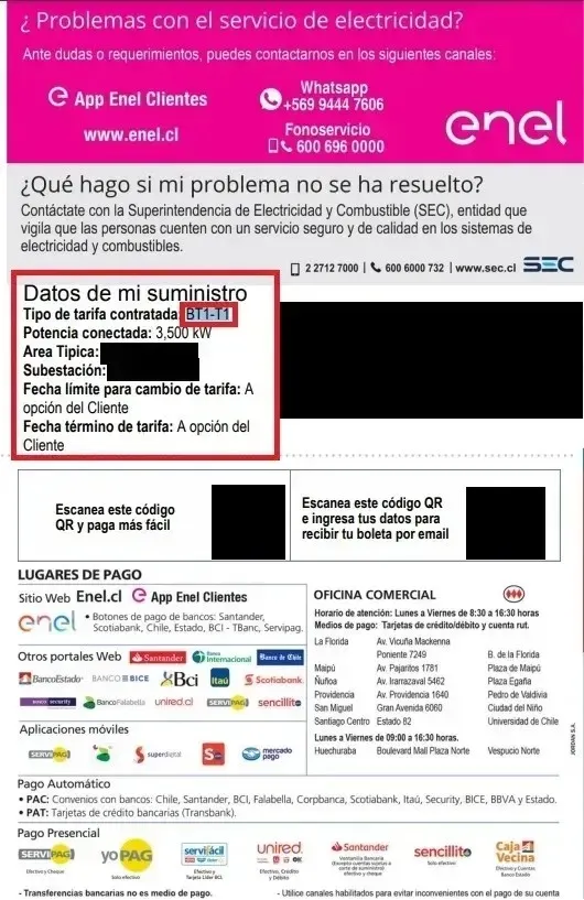 Así puedes ver si tienes la tarifa BT1 o TRAT1.