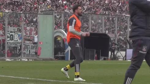 De Paul fue el más eufórico de la banca alba