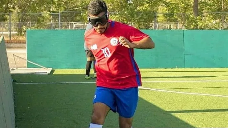 Víctor Silva es el capitán de la Roja de fútbol ciego. Y avisa que van con todo a los Juegos Parapanamericanos.