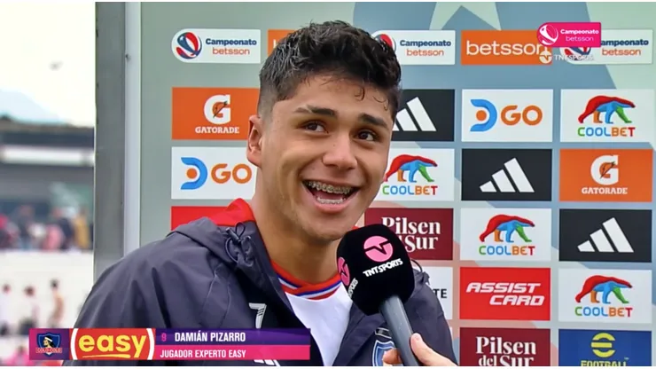 Damián Pizarro fue elegido la figura del triunfo albo sobre O'Higgins.