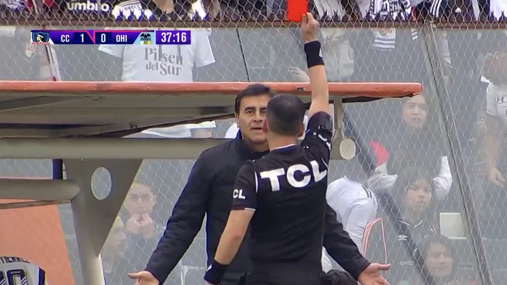 Quinteros se fue expulsado por reclamos