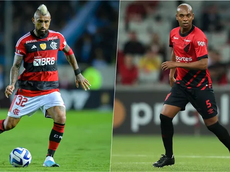 Fernandinho le da una particular bienvenida a Vidal al "Asilo Paranaense"