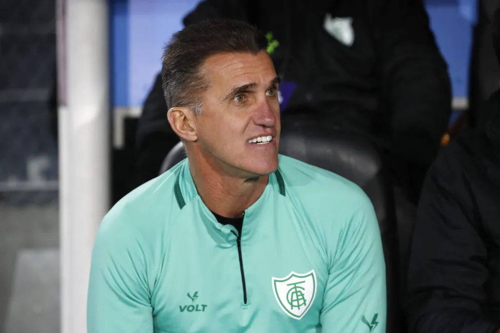 Vágner Mancini, el DT de América MG, tiene mucha esperanza en eliminar a Colo Colo en la Sudamericana. (Felipe Zanca/Photosport).