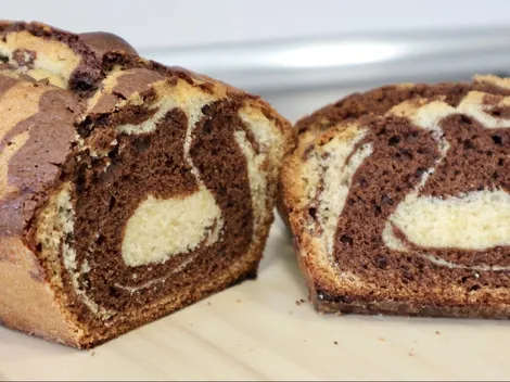 Receta de queque marmoleado paso a paso