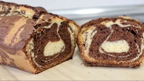 Receta de queque marmoleado paso a paso