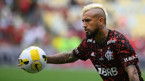 Vidal en su paso por Flamengo.