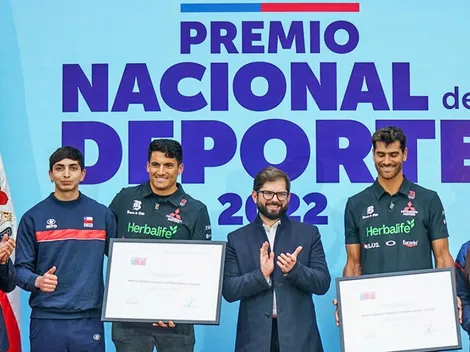 ¡Orgullo! Boric entrega Premio Nacional del Deporte a primos Grimalt