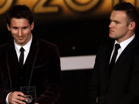 Wayne Rooney celebra la llegada de Lionel Messi a la MLS