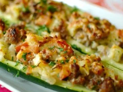 Receta de zapallo italiano relleno