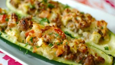 Receta de zapallos italianos rellenos
