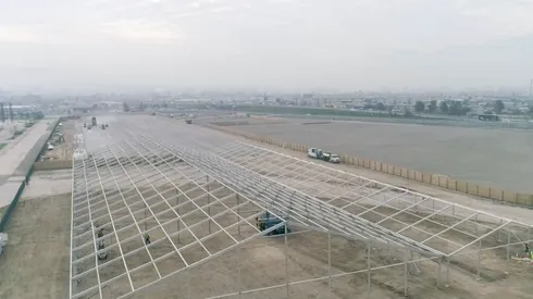 El comedor de la Villa Santiago 2023 será del porte de una cancha de fútbol.