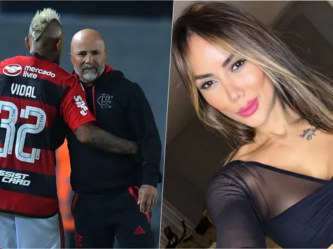 "Es muy m...": polola de Arturo Vidal destroza a Jorge Sampaoli