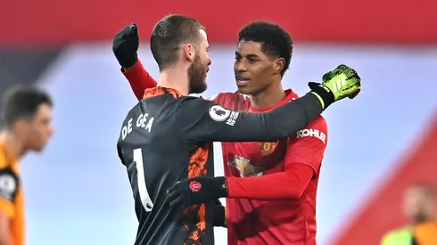 Rashford compartió durante ocho temporadas con De Gea en el United.