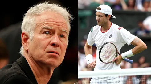 John McEnroe humillado en redes sociales tras ningunear a Nico Jarry en Wimbledon.