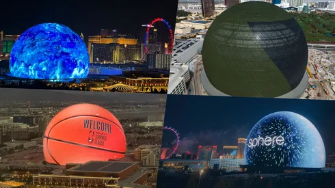 Las imágenes que puede transmitir al exterior el MSG Sphere.