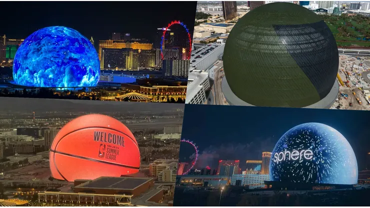 Las imágenes que puede transmitir al exterior el MSG Sphere.
