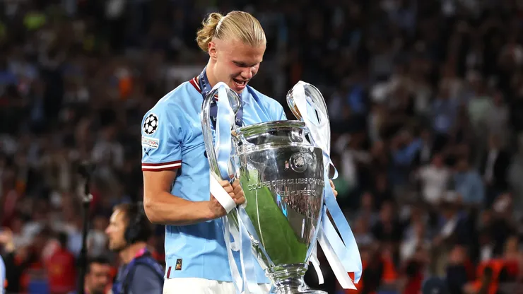 Erling Haaland vivió una gran temporada con Manchester City y ahora quiere repetirla en la Champions League.