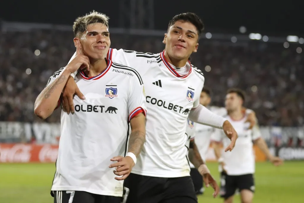 Carlos Palacios es el máximo artillero de Colo Colo en este 2023 con ocho goles. | Foto: Getty Images.