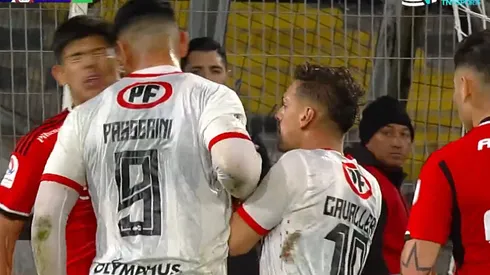 Por esta acción, Lucas Passerini fue expulsado en La Calera ante Colo Colo.