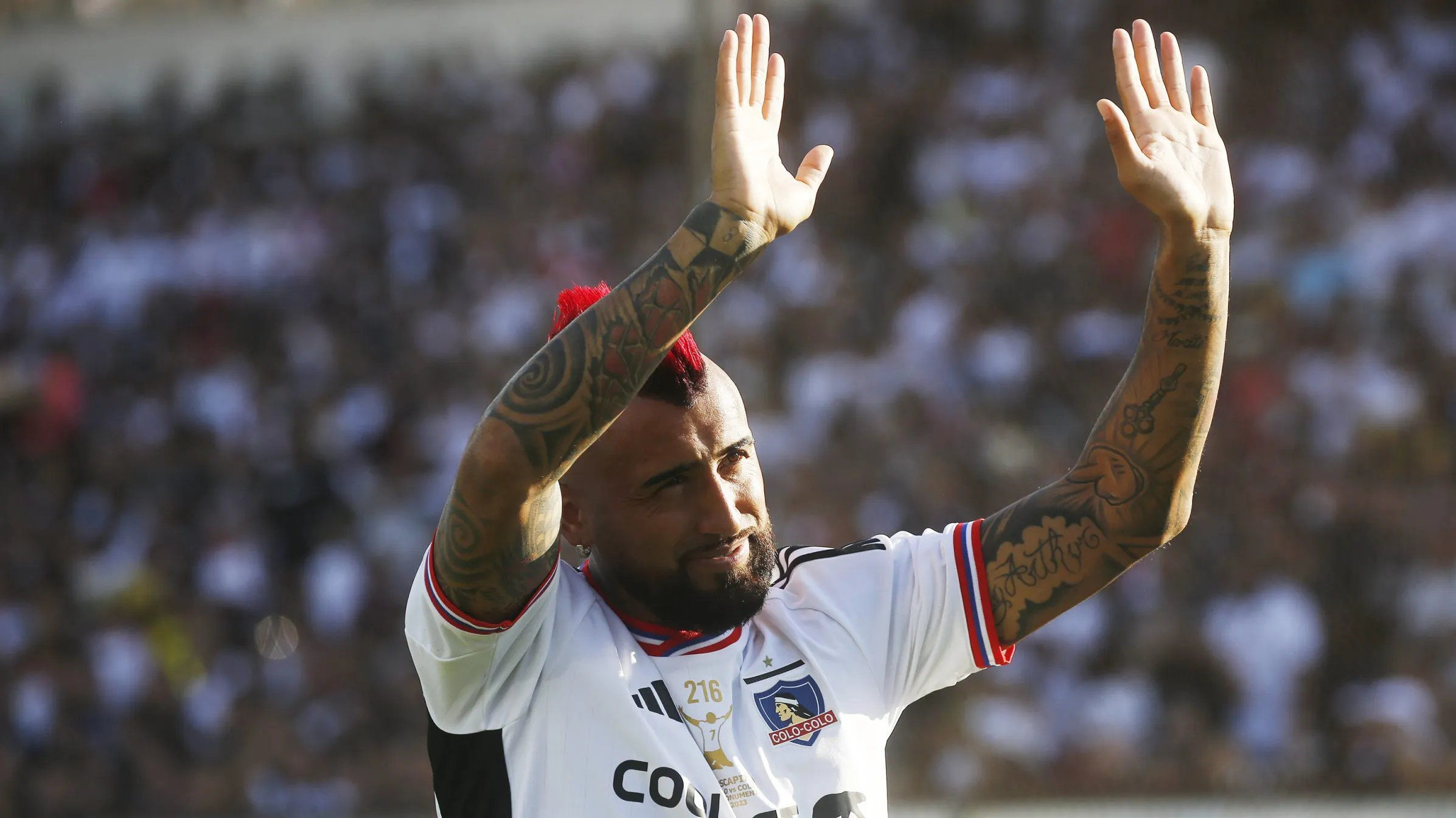 Arturo Vidal se plantea su regreso al Monumental, pero con un proyecto serio. Foto: Jonnathan Oyarzun/Photosport