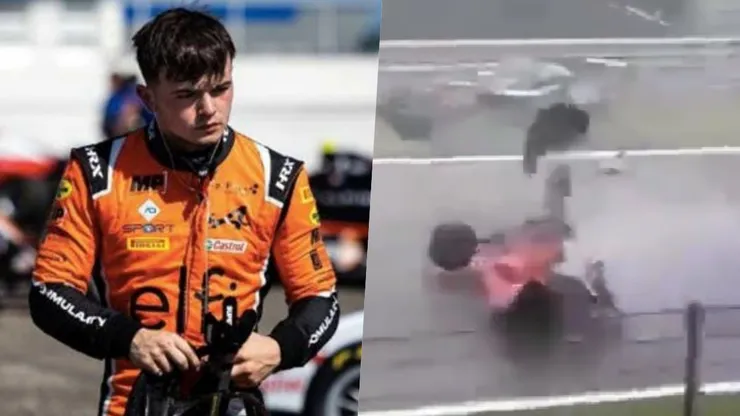 El joven piloto de 18 años falleció luego de un horrible accidente.
