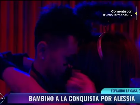 Así fue el primer beso entre Alessia y Bambino en Gran Hermano