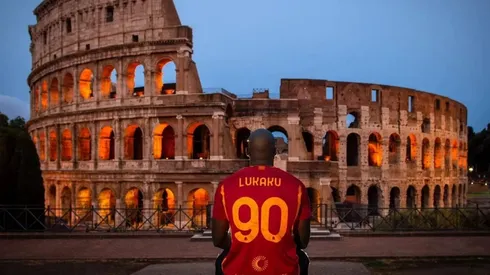 Lukaku fue presentado en una clásica postal de Roma
