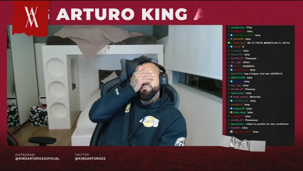 El momento en que Vidal se entera que Darío Osorio va viajando a Dinamarca.