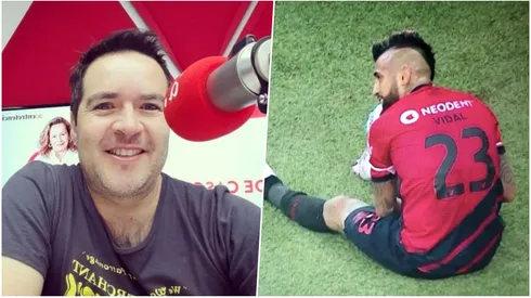 Cristian Caamaño y Arturo Vidal