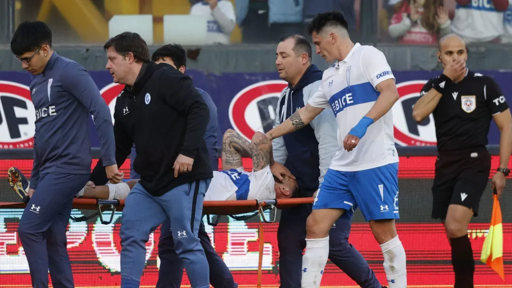 Mena tuvo que pasar por el pabellón tras una terrible doble fractura. | Foto: Archivo