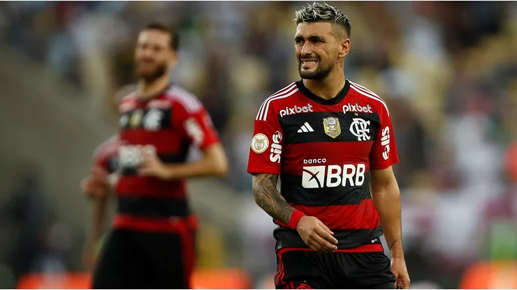 Giorgian De Arrascaeta, compañero de Erick Pulgar en Flamengo.